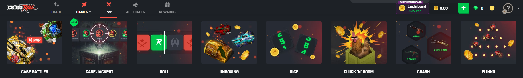csgoroll games