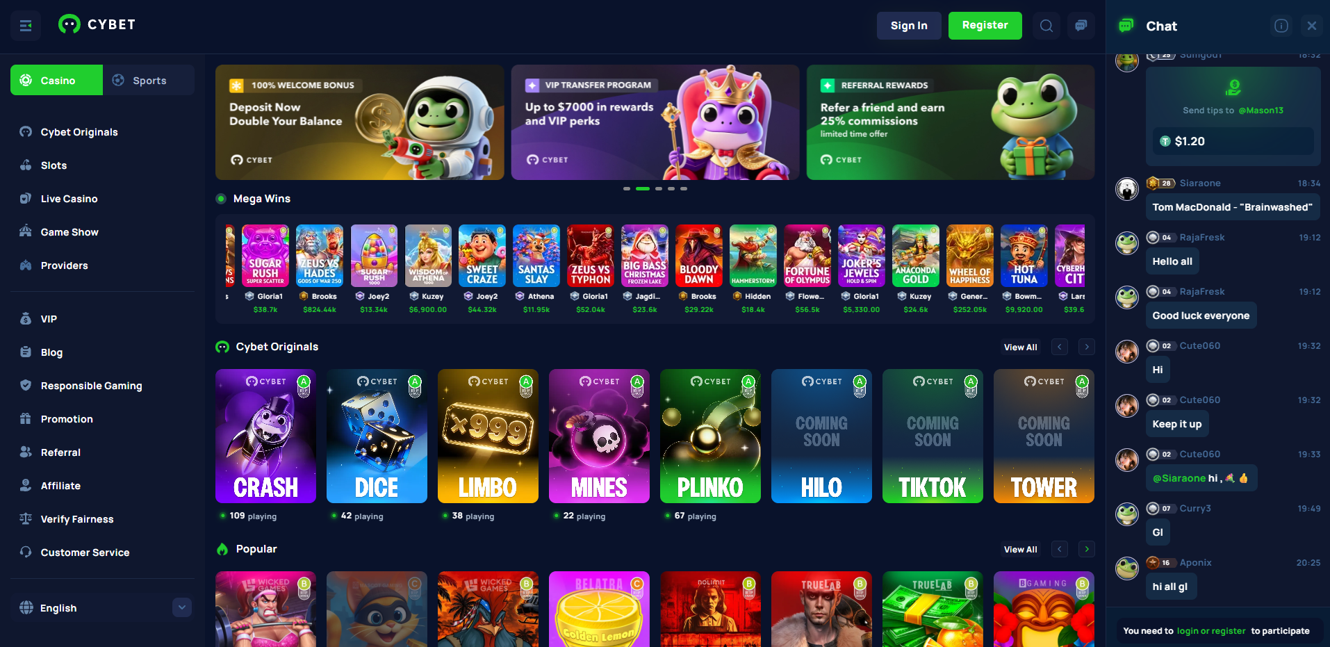 Cybet Platform Preview