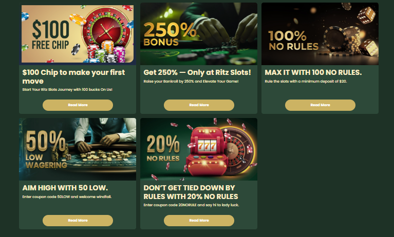 RitzSlots Bonus