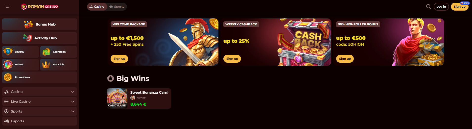 RomanCasino Overview