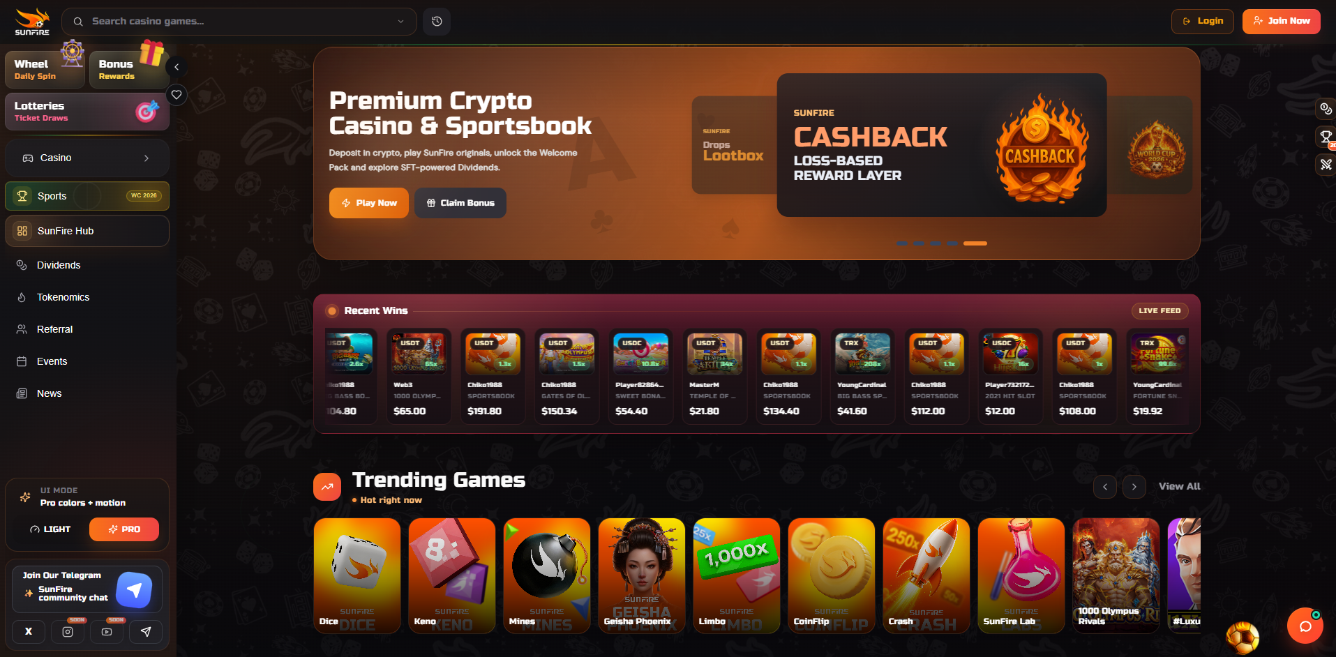SunFire Casino Review