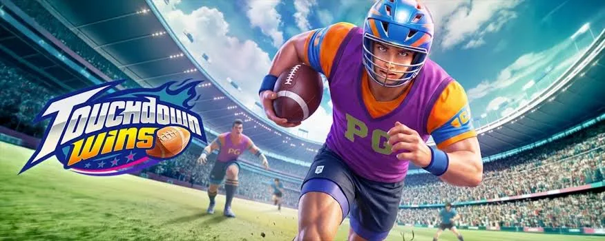 Touchdown Wins slot by PG Soft — 96.74% RTP