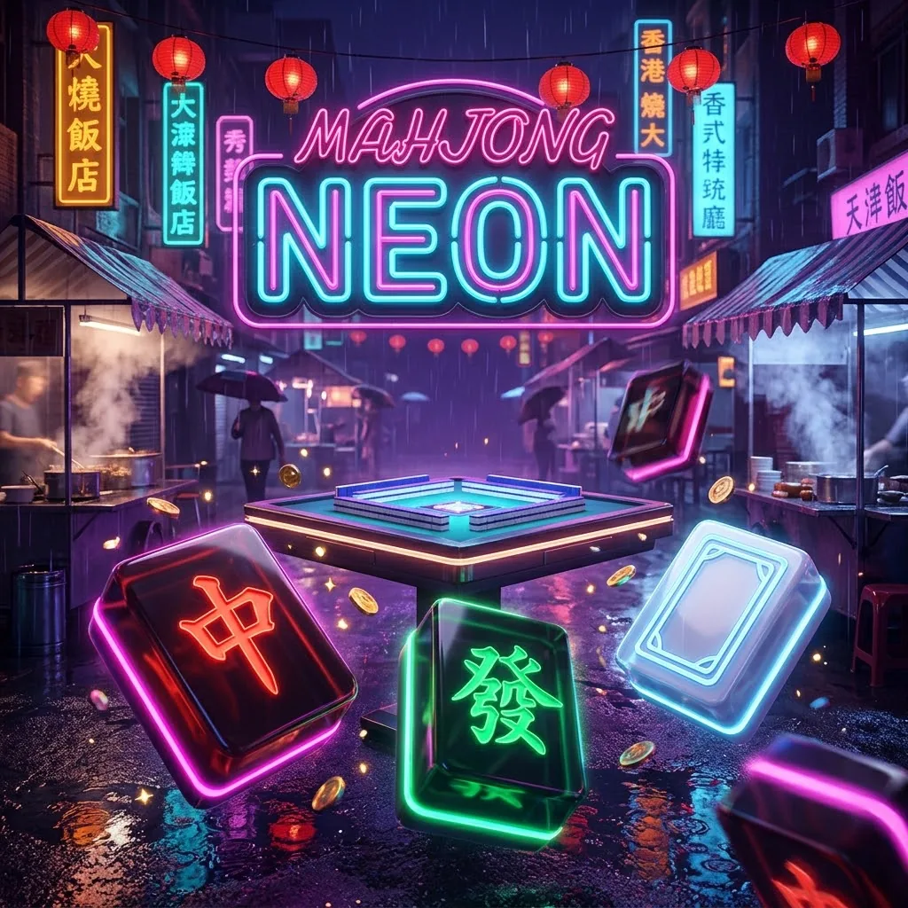 Mahjong Neon slot by SLOTyi Original — 96.57% RTP